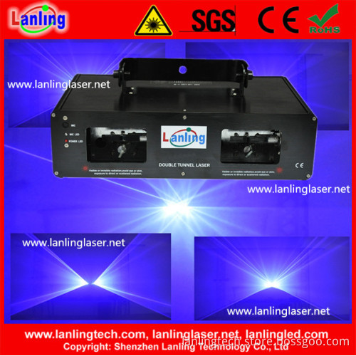 300MW Blue Double-Tunnels Laser Equipment